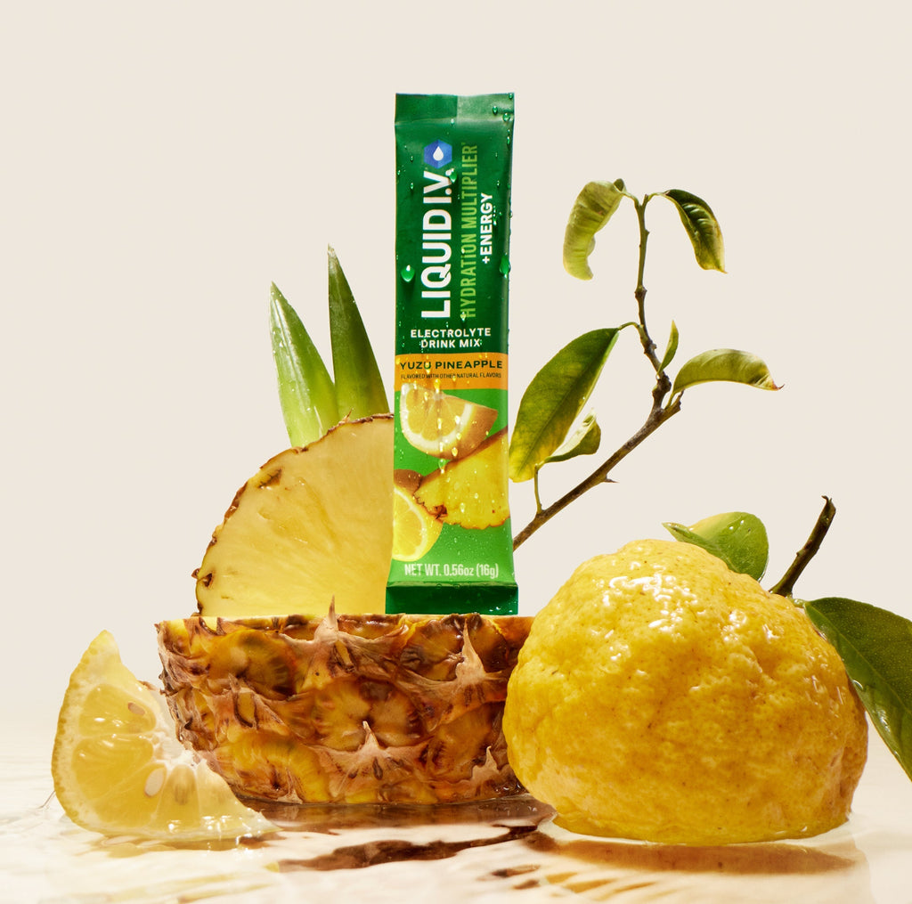 Yuzu Pineapple Hydration Multiplier® +Energy - Travel Ready Hydration Made Simple