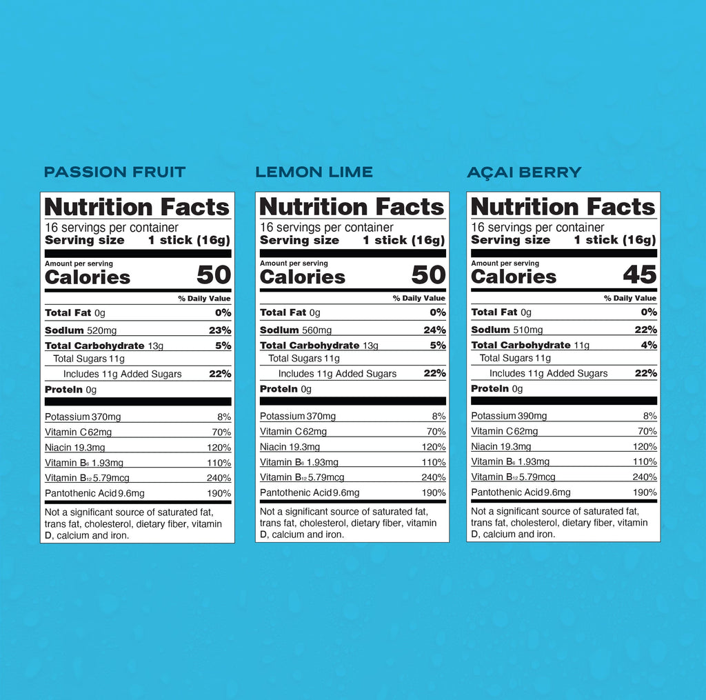 The Classics Bundle - Fresh Taste Hydration Packets