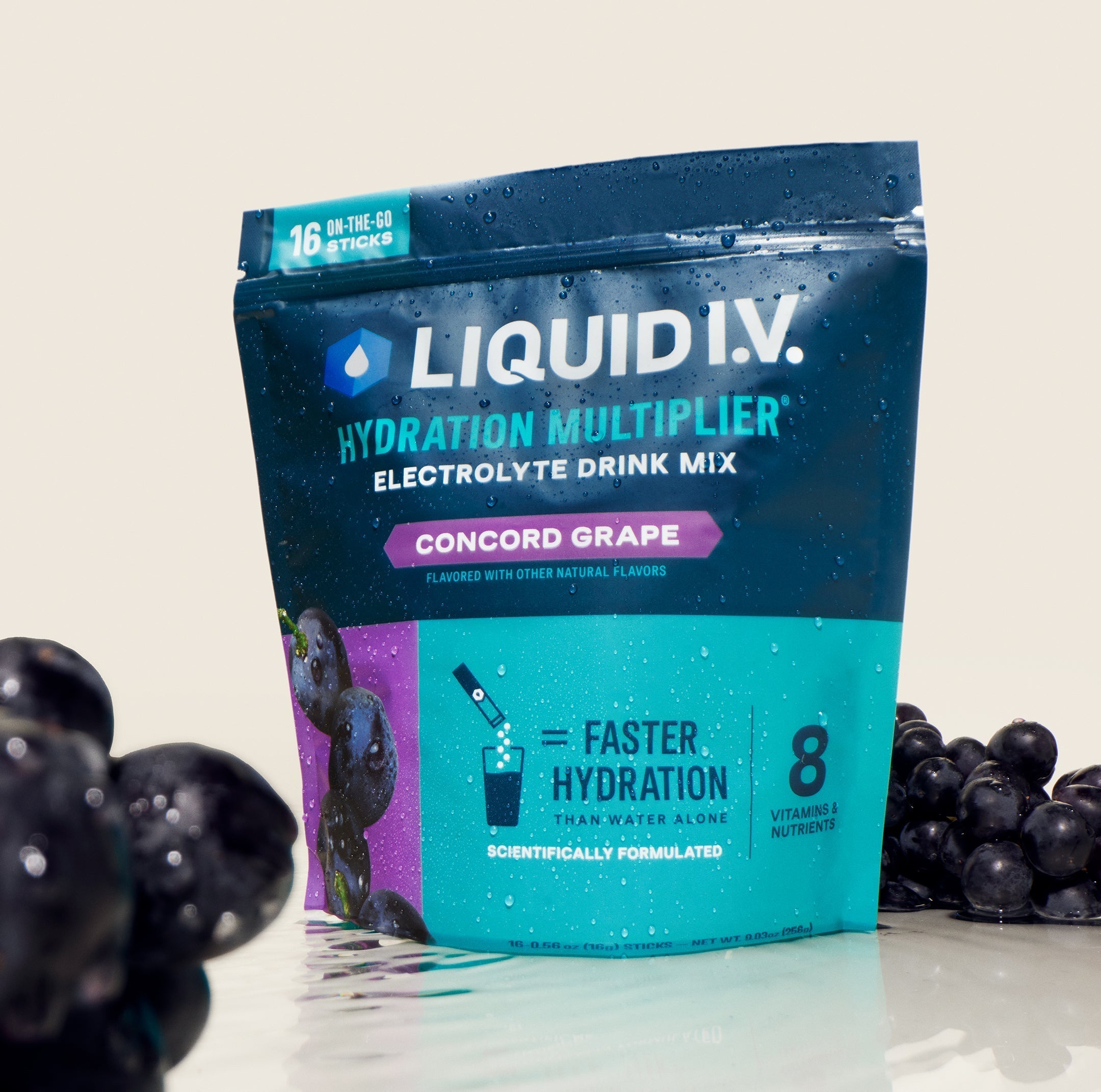 Concord Grape Hydration Multiplier® - Bottle Ready Hydration For Workout Days