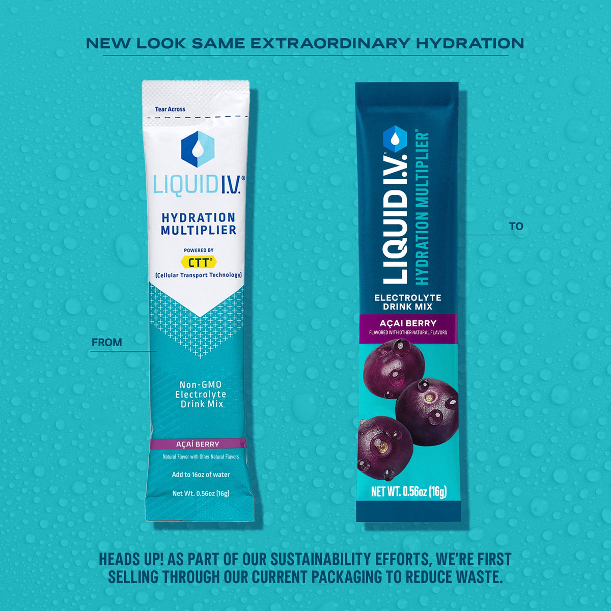 Açai Berry Hydration Multiplier - Smooth Taste Hydration For Long Days