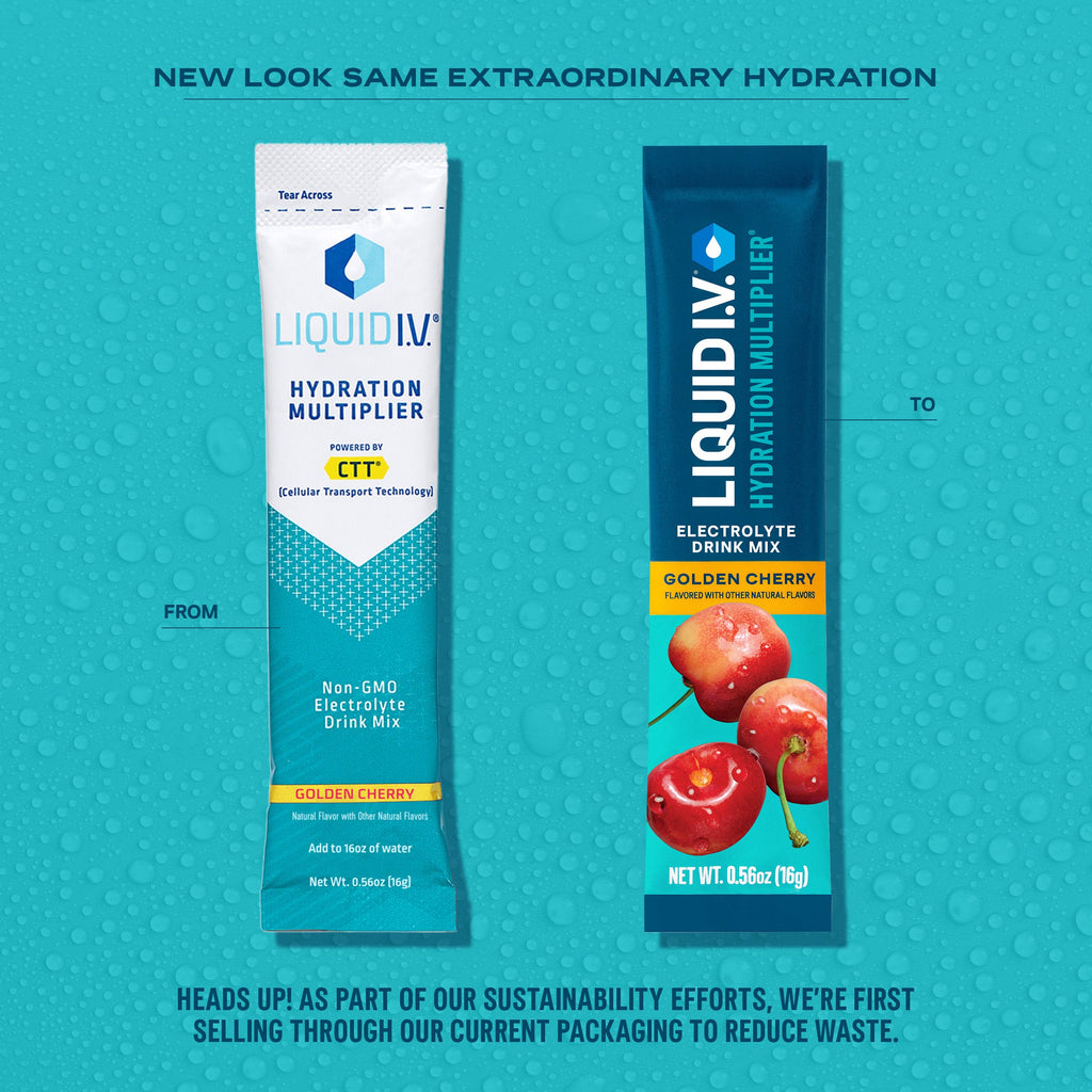 Golden Cherry Hydration Multiplier - Fresh Taste Drink Mix For Water
