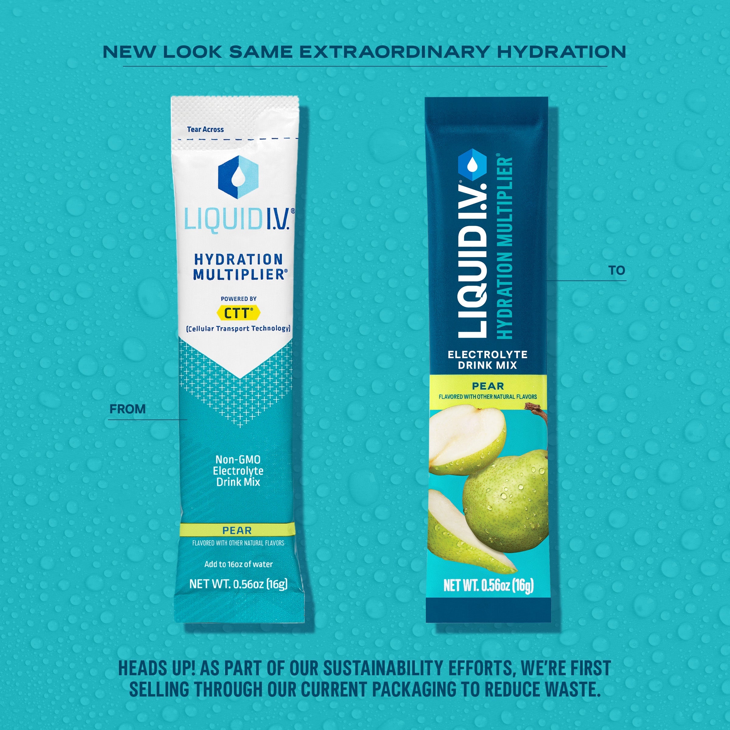 Pear Hydration Multiplier - Travel Ready Drink Mix Packets