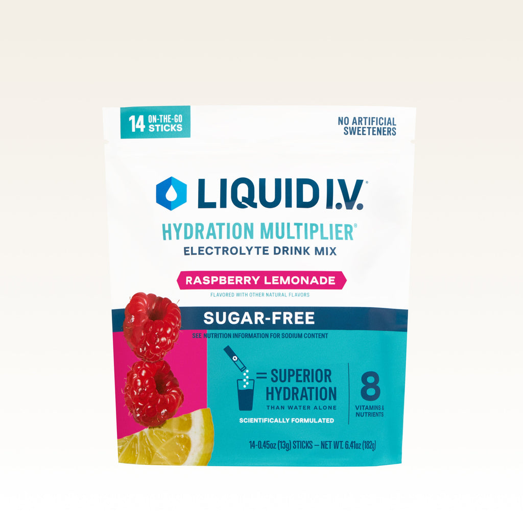 Raspberry Lemonade Hydration Multiplier® Sugar-Free - Balanced Drink Mix Packets