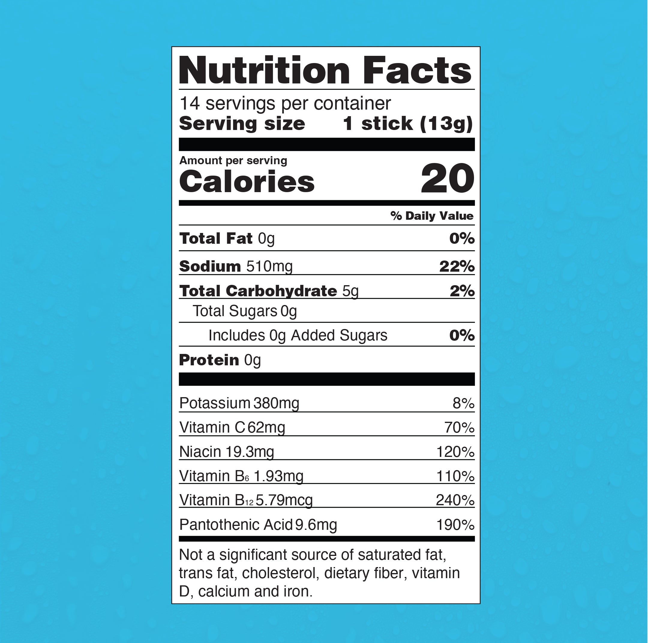 Zero Sugar Splash Pack - Pocket Friendly Hydration With Easy Mixing