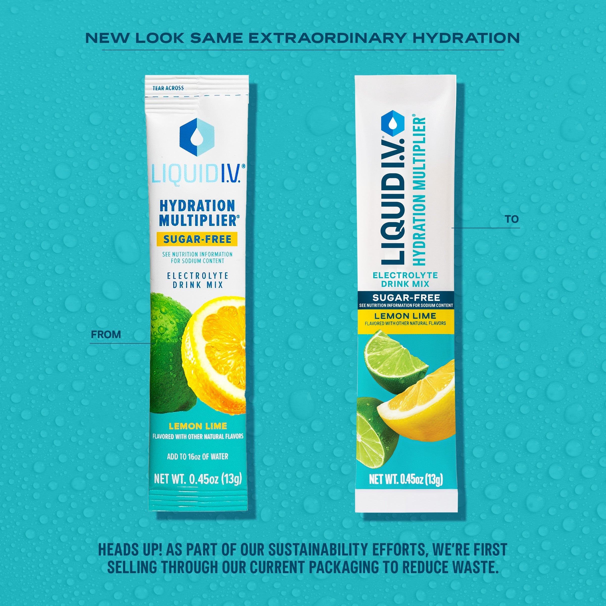 Lemon Lime Hydration Multiplier Sugar-Free - Clean Taste Water Made More Enjoyable