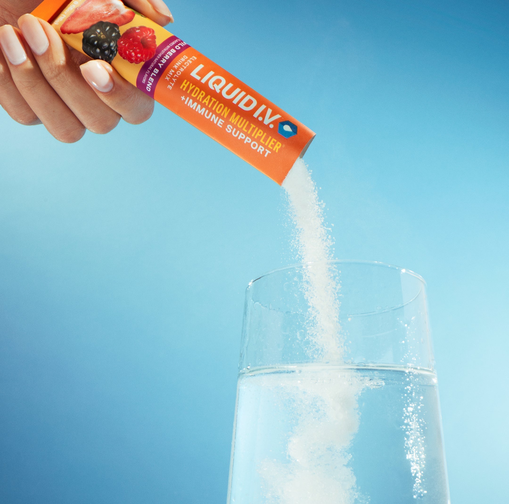 Wild Berry Blend Hydration Multiplier® +Immune Support - Morning Ready Electrolyte Powder