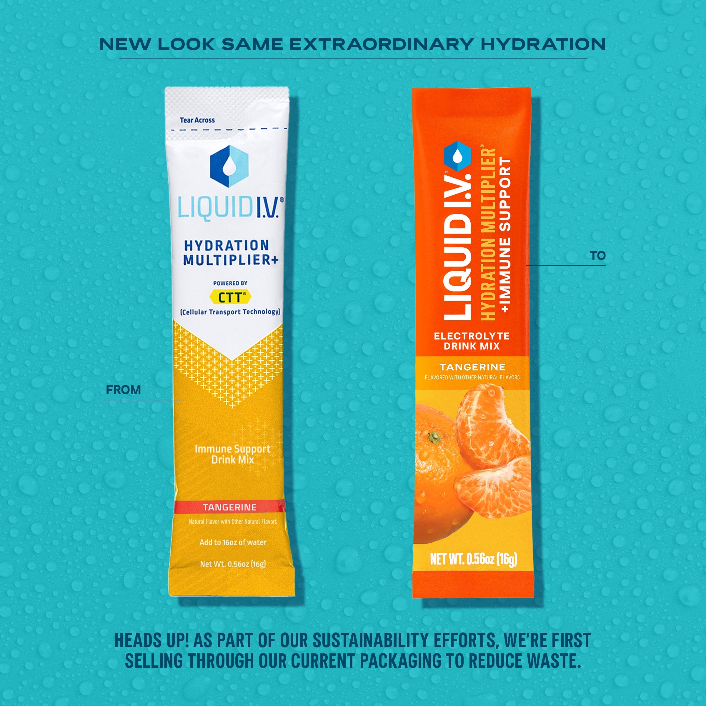 Tangerine Hydration Multiplier® + Immune Support - Everyday Hydration For Travel Days