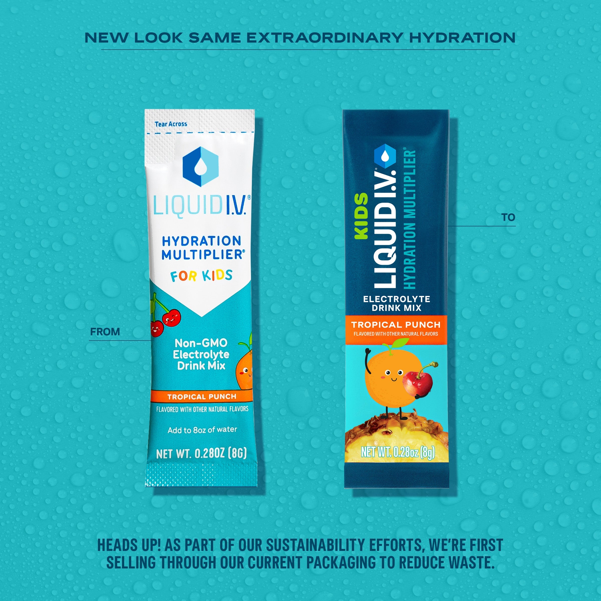 Tropical Punch Hydration Multiplier® For Kids (Old) - Smooth Taste Electrolytes Made Easy