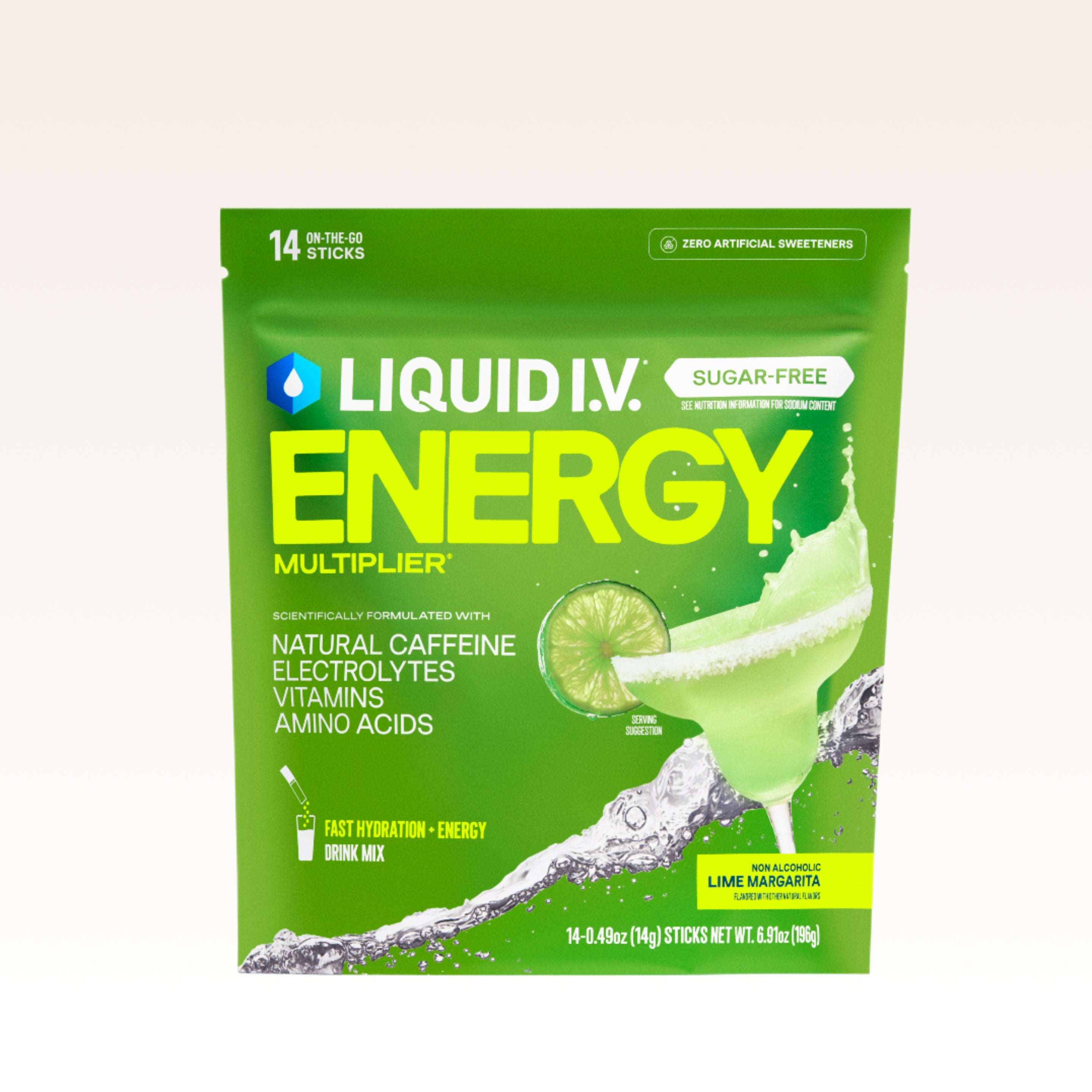 BYOB - SFE - Lime Margarita Mocktail - On The Go Hydration For Daily Life