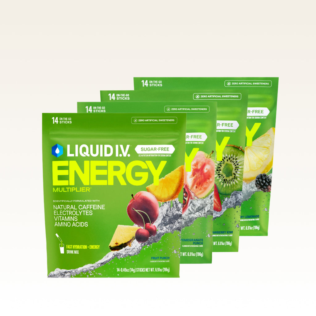 Sugar-Free Energy Fruity Bundle - Smooth Taste Hydration Powder