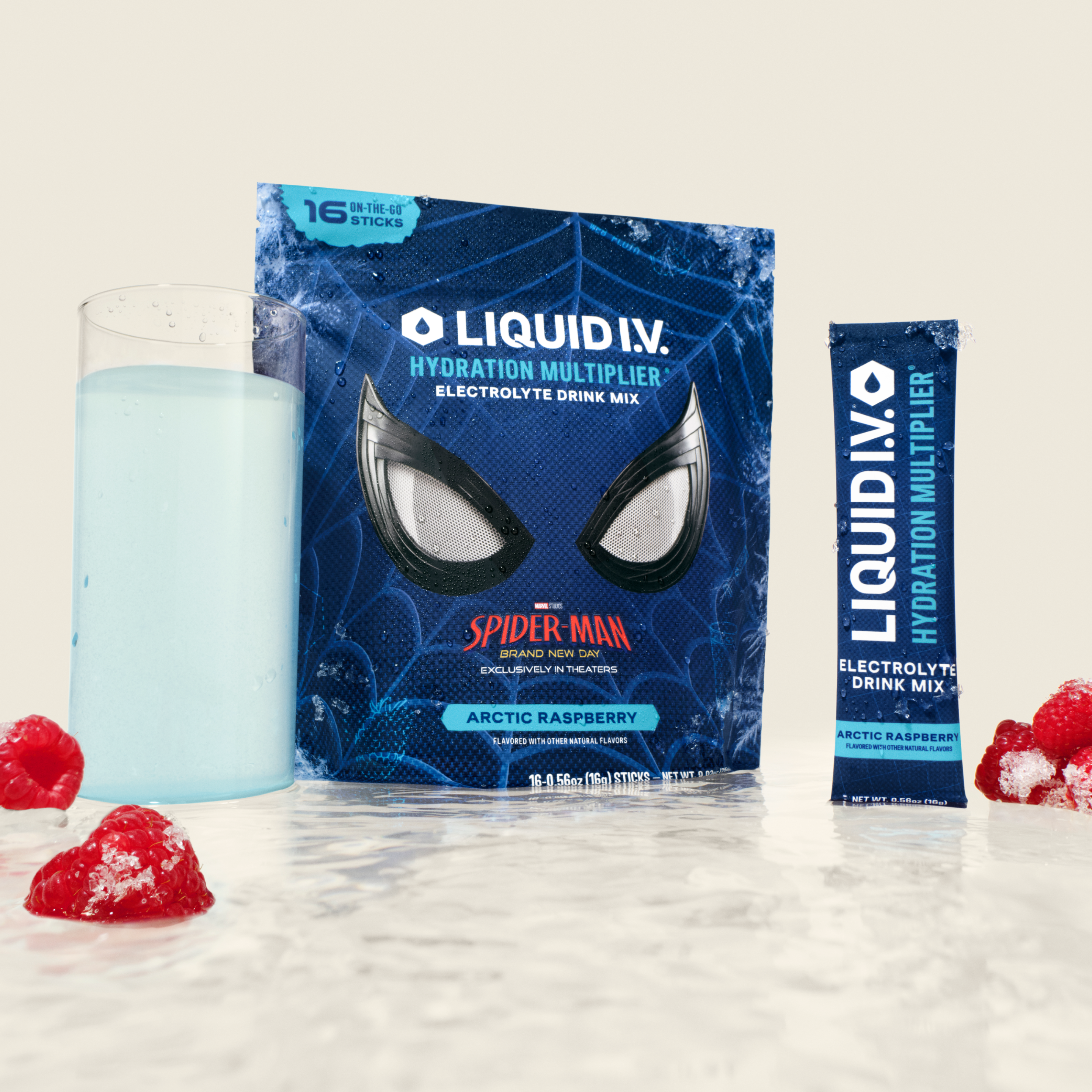 Limited Edition Spider-Man Arctic Raspberry Hydration Multiplier® - Simple Hydration For Workout Days