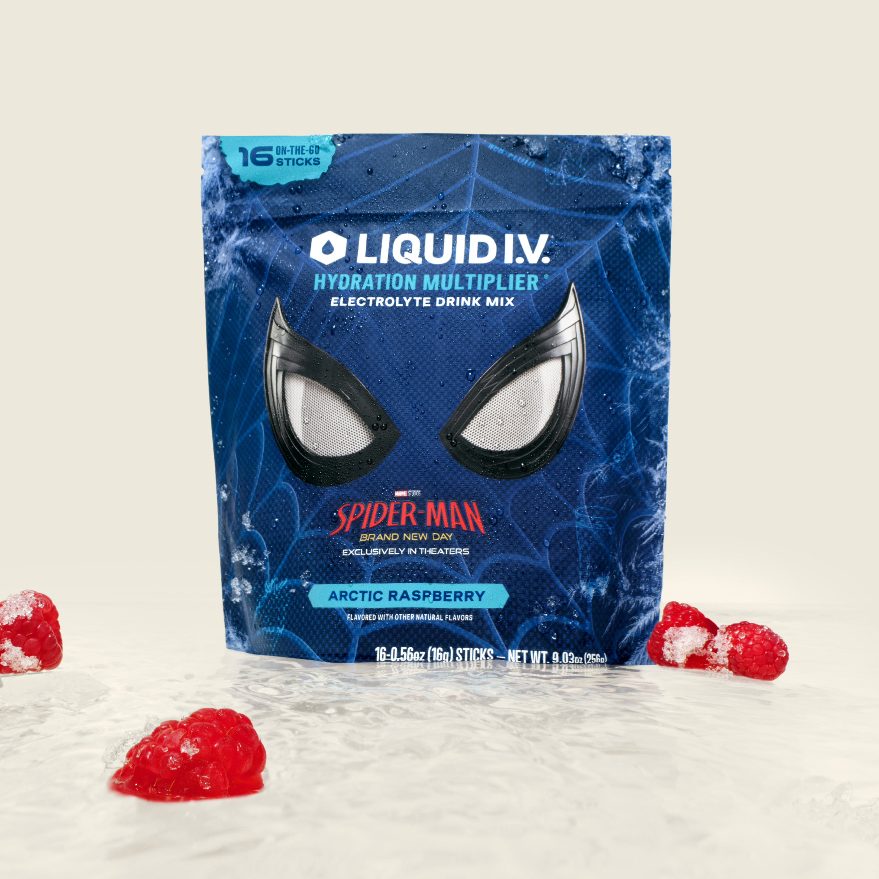 Limited Edition Spider-Man Arctic Raspberry Hydration Multiplier® - Simple Hydration For Workout Days