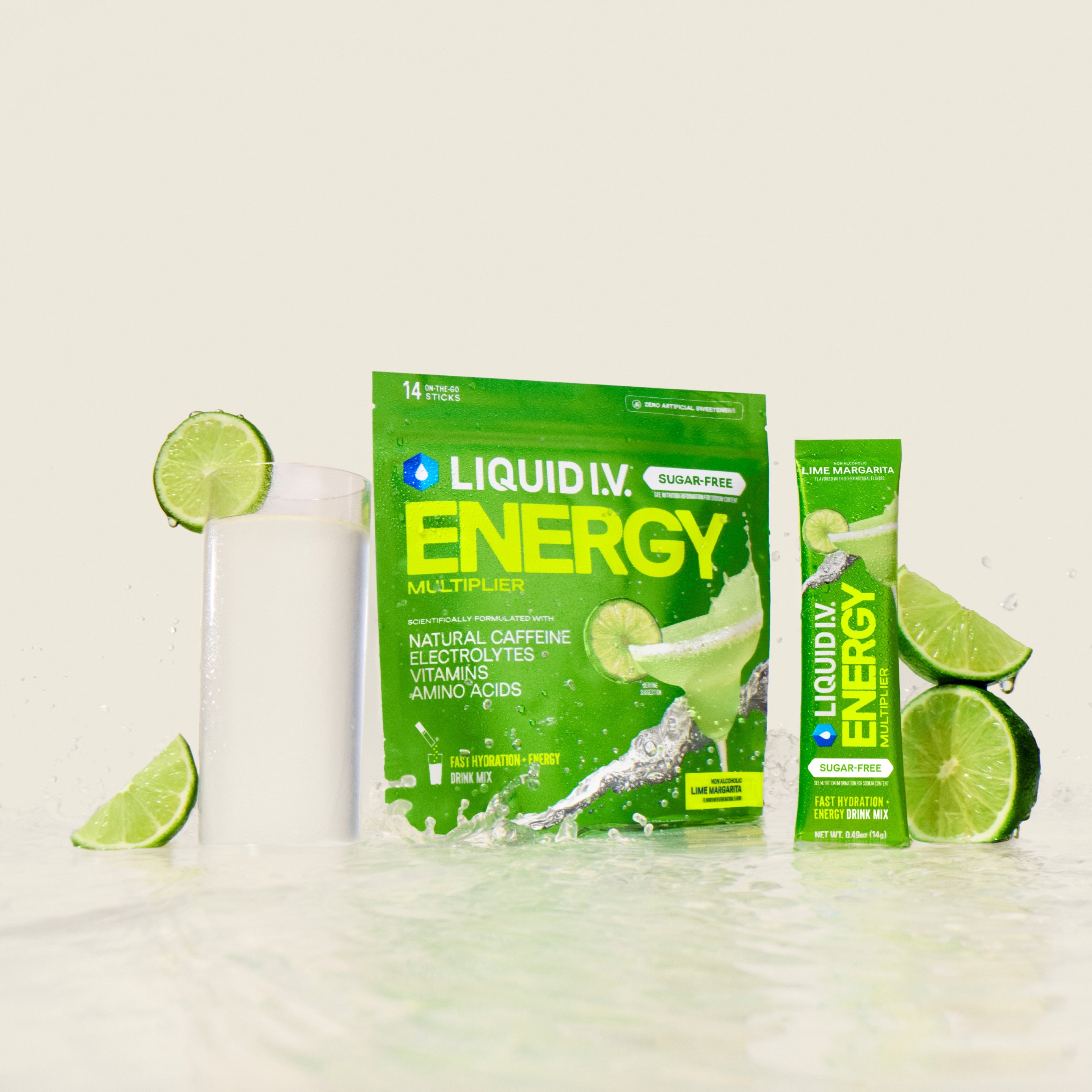Lime Margarita Sugar-Free Energy Multiplier® - Light Flavor Electrolyte Packets