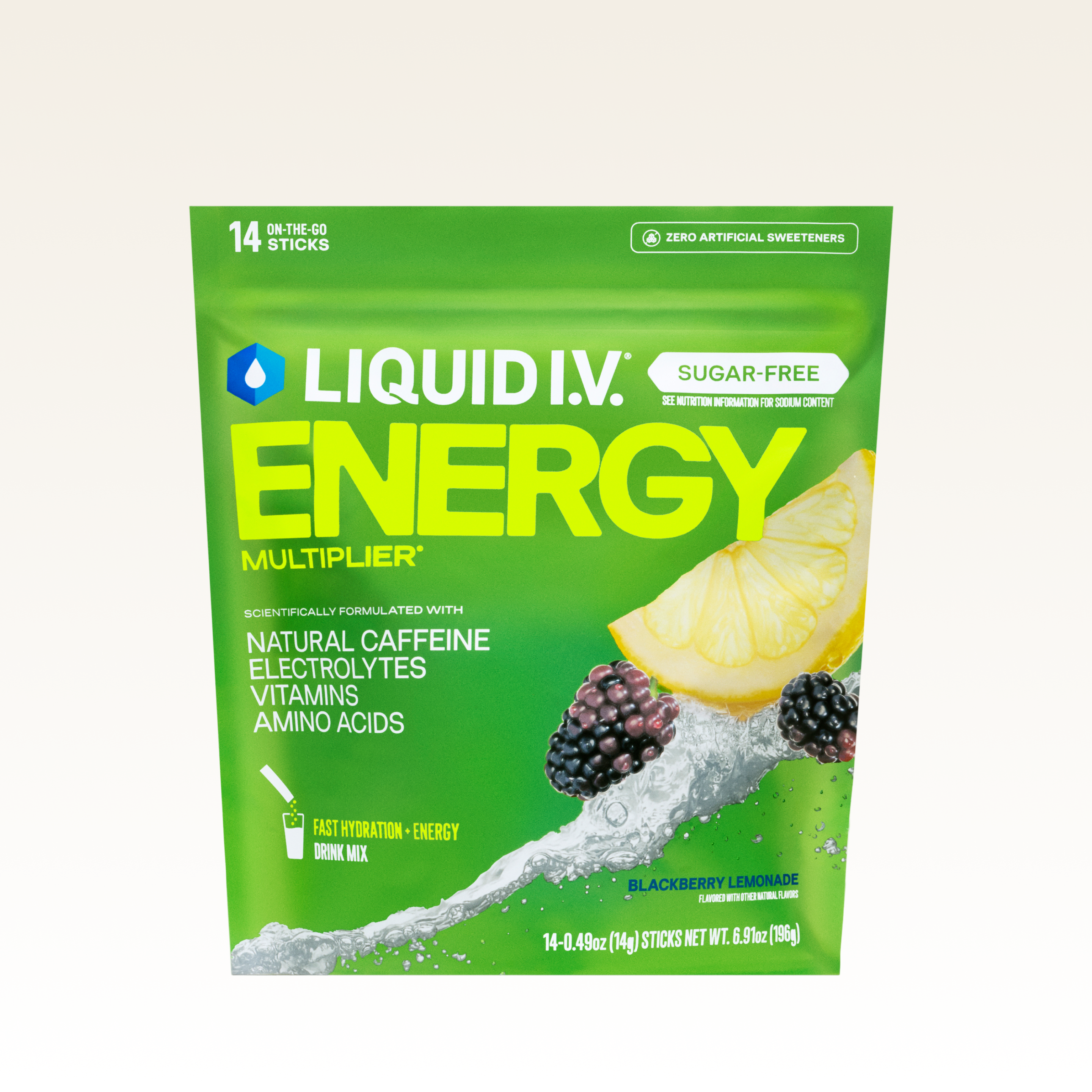 Blackberry Lemonade Hydration Sugar-Free Energy Multiplier® - Daily Hydration For Backpacks