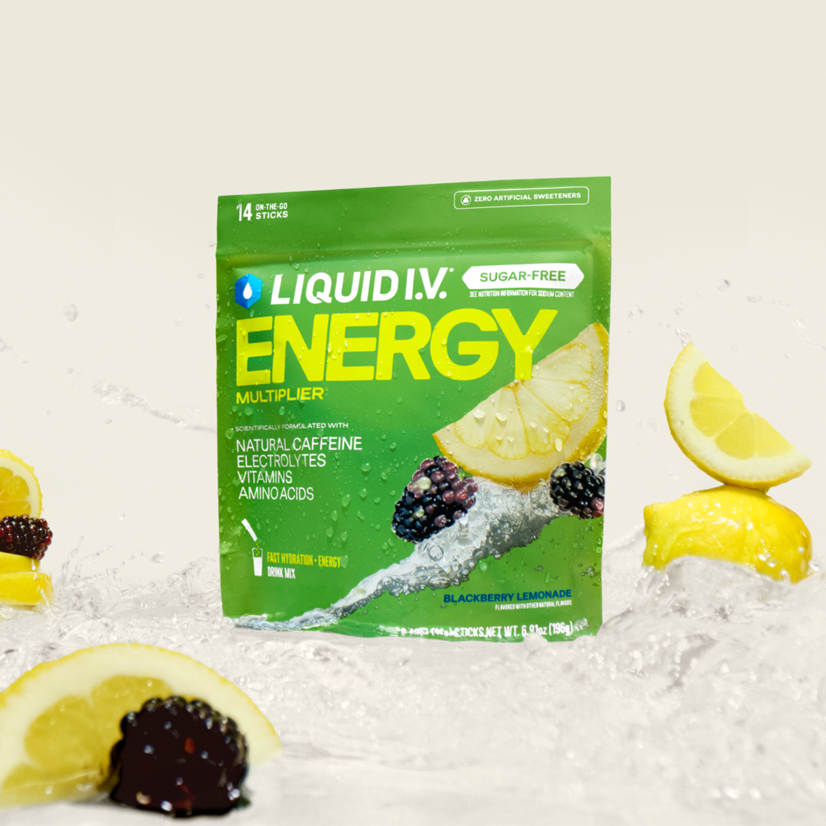 Sugar-Free Energy Fruity Bundle - Smooth Taste Hydration Powder