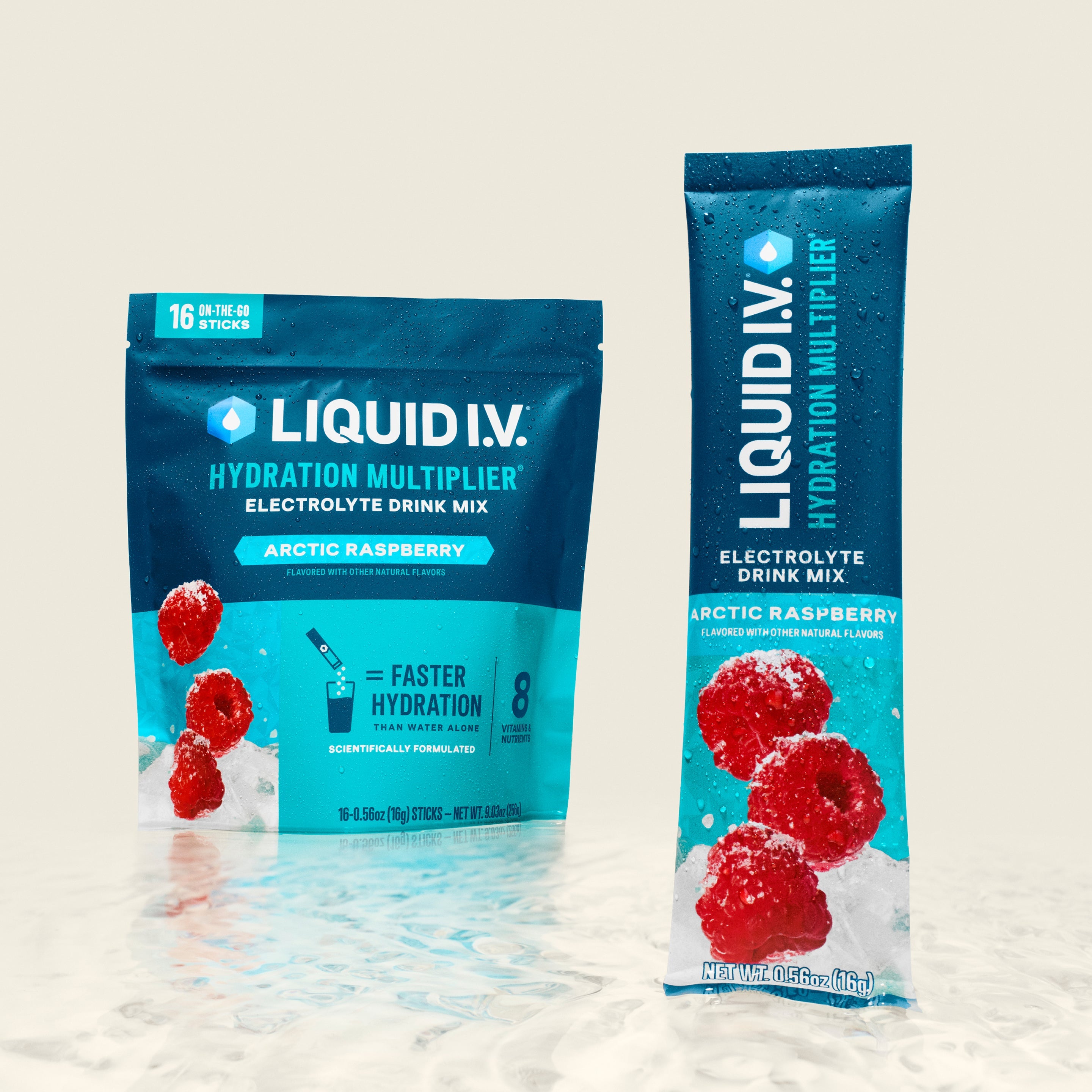 Arctic Raspberry Hydration Multiplier® - Morning Ready Water Flavor Packets